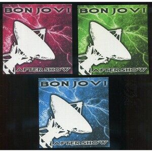 Vintage 2003 Bon Jovi Concert Backstage Pass After Show Lot of 3 Different